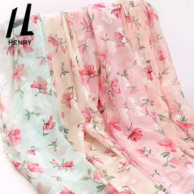 ODM-Polyester-Gewebes-Chiffon- Drucken für Kleiderkleid