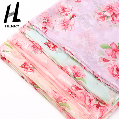 Blumendruck-Polyester-Chiffon- Gewebe für Gewebe der modischen Kleidung