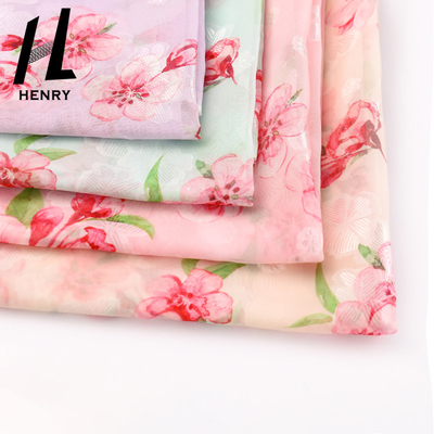 Blumendruck-Polyester-Chiffon- Gewebe für Gewebe der modischen Kleidung