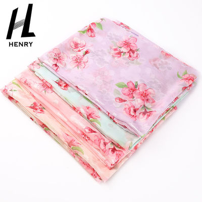 Kundenspezifisches Muster-weiches Tulle-Gewebe-Chiffon- Blumendruck für DIY-Dekoration