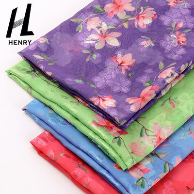 Gesponnenes Chiffon- weiches Tulle-Gewebe-Polyester-Digital-Drucken 100%