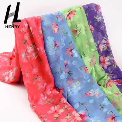 Breathable weiches Tulle-Gewebe-reines Polyester-Kleiderdruckverfahren-Chiffon- Gewebe